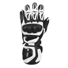 Kožené sportovní rukavice iXS RS-300 2.0 bílé