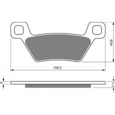 Brzdové destičky GOLDFREN 314 S3