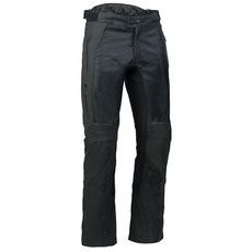 KALHOTY NA MOTOCYKL KOMBINACE KŮŽE A TEXTIL MBW GILI ČERNÉ PÁNSKÉ I DÁMSKÉ - TEXTILNÍ KALHOTY - NA MOTORKÁŘE