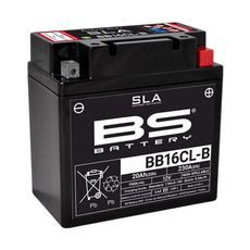 TOVÁRNĚ AKTIVOVANÁ MOTOCYKLOVÁ BATERIE BS-BATTERY BB16CL-B (FA) (YB16CL-B (FA)) SLA - TOVÁRNĚ AKTIVOVANÉ - NA MOTORKU