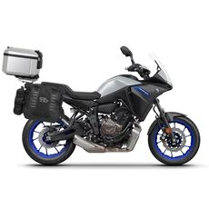 Kompletní sada bočních adventure brašen SHAD TERRA TR40 a hliníkového 48L topcase, včetně montážní sady SHAD YAMAHA MT-07 Tracer / Tracer 700