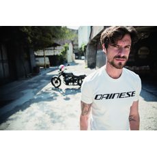 PÁNSKÉ TRIKO S KRÁTKÝM RUKÁVEM DAINESE BÍLÁ - TRIČKA - NA MOTORKÁŘE