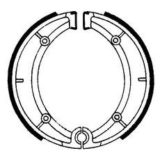 BRZDOVÉ ČELISTI FERODO 225129173 - BRZDY - NA MOTORKU