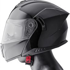 VÝKLOPNÁ PŘILBA GMS APERIO ZG13601 ČERNÝ - VÝKLOPNÉ HELMY - NA MOTORKÁŘE