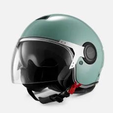 OTEVŘENÁ HELMA VESPA ARGENTARIO - VERDE AMABILE - OTEVŘENÉ HELMY - NA MOTORKÁŘE