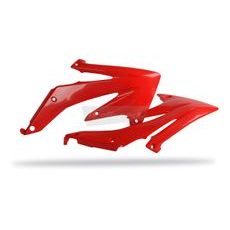 SPOILERY CHLADIČE POLISPORT 8411300003 (PÁR) ČERVENÁ CR 04 - KRYTY CHLADIČE - NA MOTORKU
