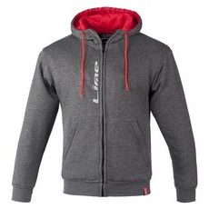 PÁNSKÁ ARAMIDOVÁ MIKINA MBW - ŠEDÁ - TEXTILNÍ BUNDY - NA MOTORKÁŘE