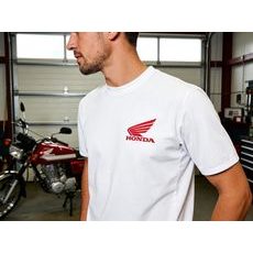 HONDA DÁMSKÉ TRIKO RACING - ČERVENÁ/MODRÁ - NA MOTORKÁŘE