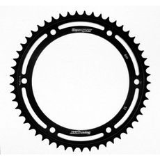 ŘETĚZOVÁ ROZETA SUPERSPROX RFE-839:53-BLK ČERNÝ 53 ZUBŮ, 428 - OCELOVÉ - NA MOTORKU