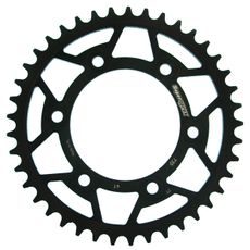 ŘETĚZOVÁ ROZETA SUPERSPROX RFE-735:41-BLK ČERNÝ 41 ZUBŮ, 520 - OCELOVÉ - NA MOTORKU