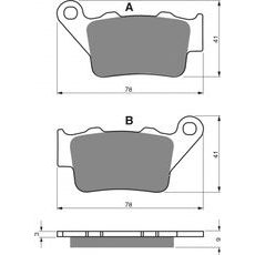 Brzdové destičky GOLDFREN 023 S3
