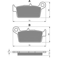 Brzdové destičky GOLDFREN 071 S3