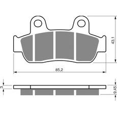 Brzdové destičky GOLDFREN 350 S3