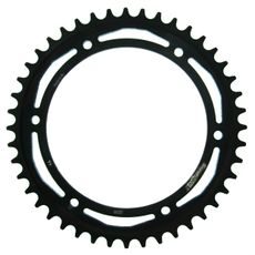 ŘETĚZOVÁ ROZETA SUPERSPROX RFE-2011:44-BLK ČERNÝ 44 ZUBŮ, 530 - OCELOVÉ - NA MOTORKU