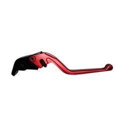 PÁČKA BRZDY ACCOSSATO PEVNÁ CNC OBRÁBĚNÁ Z HLINÍKU, ČERVENÁ - PÁČKY - NA MOTORKU