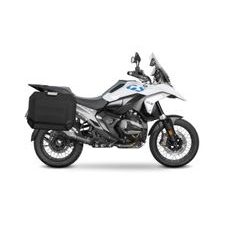 KOMPLETNÍ SADA BOČNÍCH HLINÍKOVÝCH KUFRŮ SHAD TERRA 36L/47L, VČETNĚ MONTÁŽNÍ SADY SHAD BMW R 1300 GS - SADY - NA MOTORKU