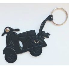 KLÍČENKA VESPA FABIONI - ČERNÁ - DÁRKY PRO FANOUŠKY VESPA - NA MOTORKÁŘE