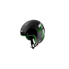 Otevřená helma AXXIS HORNET SV ABS old style b6 lesklá zelená
