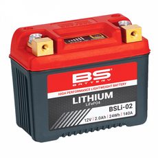 LITHIOVÁ MOTOCYKLOVÁ BATERIE BS-BATTERY BSLI-02 - LITHIUM-IONTOVÉ - NA MOTORKU