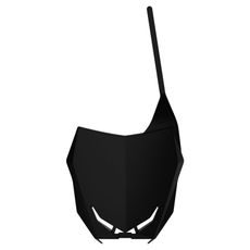 PŘEDNÍ TABULKA POLISPORT 8666100003 ČERNÝ - PLASTY - NA MOTORKU