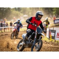 MOTOKROSOVÝ DRES YOKO SCRAMBLE - ČERNÁ/ČERVENÁ - DRESY - NA MOTORKÁŘE