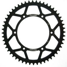 ŘETĚZOVÁ ROZETA SUPERSPROX RFE-1512:52-BLK ČERNÝ 52 ZUBŮ, 520 - OCELOVÉ - NA MOTORKU