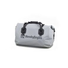 VODOTĚSNÁ BRAŠNA NA SEDADLO SPOLUJEZDCE OBJEM 60 L, HENLYBEGINS (ŠEDÁ) - BRAŠNY - NA MOTORKU