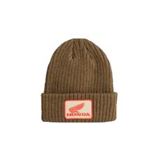 HONDA ZIMNÍ ČEPICE CLASSICAL HERITAGE - PÍSKOVÁ 2026 - DÁRKY PRO FANOUŠKY HONDA - NA MOTORKÁŘE