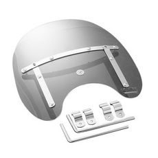 PLEXI HH MALÉ 36X41CM - PRO KRUHOVÁ SVĚTLA - NÍZKÉ - NA MOTORKU