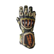 TRACTECH EVO 4 CE MENS GLOVE - CAMO/ORANGE - SPORTOVNÍ RUKAVICE - NA MOTORKÁŘE