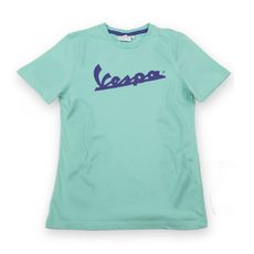 DĚTSKÉ TRIČKO VESPA "LOGO" -ZELENÁ - NA MOTORKÁŘE
