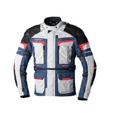 RST 2380 PRO SERIES ADVENTURE-X CE LADIES TEXTILE JACKET - STŘÍBRNÁ/MODRÁ/ČERVENÁ - TEXTILNÍ BUNDY - NA MOTORKÁŘE