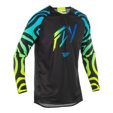 DRES EVOLUTION, FLY RACING - USA 2025 (ČERNÁ/MODRÁ/HI-VIS) - DRESY - NA MOTORKÁŘE