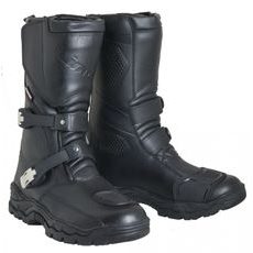 CESTOVNÍ KOŽENÉ BOTY MBW TANER - ČERNÉ - KOŽENÉ BOTY - NA MOTORKÁŘE