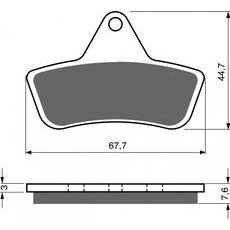 Brzdové destičky GOLDFREN 232 S3