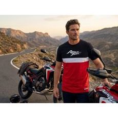 HONDA TRIČKO AFRICA TWIN - ČERNOČERVENÁ 2026 - DÁRKY PRO FANOUŠKY HONDA - NA MOTORKÁŘE