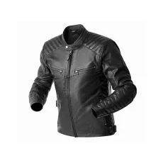 PÁNSKÁ KOŽENÁ BUNDA - RST 103639 HILLBERRY D3O - HNĚDÁ - KOŽENÉ BUNDY - NA MOTORKÁŘE