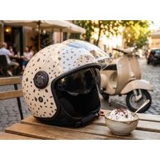 OTEVŘENÁ HELMA GMS GELATO ZG11501 STRACCIATELLA – LIMITOVANÁ EDICE - OTEVŘENÉ HELMY - NA MOTORKÁŘE