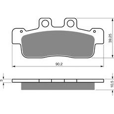 Brzdové destičky GOLDFREN 363 S3
