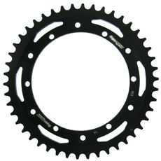 ŘETĚZOVÁ ROZETA SUPERSPROX RFE-853:46-BLK ČERNÝ 46 ZUBŮ, 520 - OCELOVÉ - NA MOTORKU