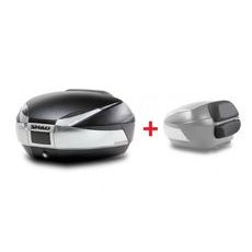 VRCHNÍ KUFR NA MOTORKU SHAD SH48 D0B48400+D0RI4800 NOVÝ TITAN SE ZÁMKEM PREMIUM SMART A OPĚRKOU - NÁHRADNÍ DÍLY - NA MOTORKU