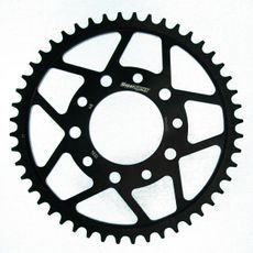 ŘETĚZOVÁ ROZETA SUPERSPROX RFE-1334:48-BLK ČERNÝ 48 ZUBŮ, 530 - OCELOVÉ - NA MOTORKU