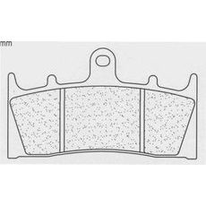 Brzdové destičky CL BRAKES 2255 C60 (C59)