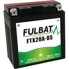 Bezúdržbová motocyklová baterie FULBAT FTX20A-BS (YTX20A-BS)
