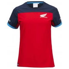 HONDA DÁMSKÉ TRIKO RACING - ČERVENÁ/MODRÁ - NA MOTORKÁŘE