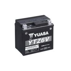 Bezúdržbová motocyklová baterie YUASA YTZ6V