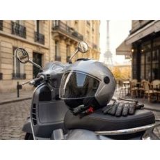 PIAGGIO HELMA NA SKŮTR UL01 22.06 - ČERNÁ 2026 - HELMY NA SKÚTR - NA MOTORKÁŘE