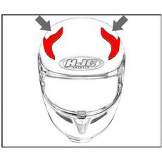 HJC VENTILACE I70 HORNÍ KARON MC5SF/MC6HSF - HORNÍ VENTILACE - NA MOTORKÁŘE