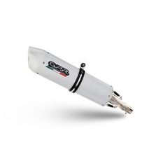 KONCOVKA VÝFUKU SLIP-ON GPR ALBUS S.122.ALB LESKLÁ BÍLÁ PRO SUZUKI DR-Z 400 S 2000-2022 - KONCOVKY VÝFUKU - NA MOTORKU