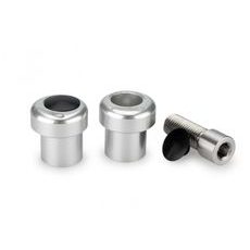 MIRRORS COVER CAPS PUIG 22340P STŘÍBRNÁ - PLEXI ŠTÍTY - NA MOTORKU